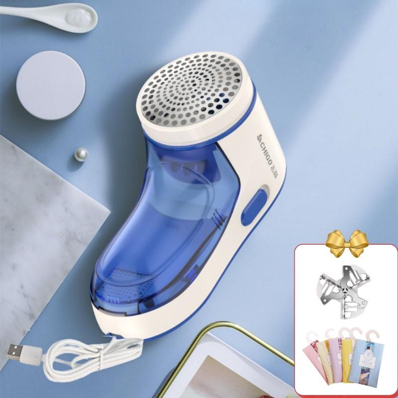 Máy Cắt Lông Xù Quần Áo Áo Dạ Áo Len Mini Cắt Chỉ Thừa Công Nghệ Cắt Và Hút Siêu Sạch KBO Shop KBO008