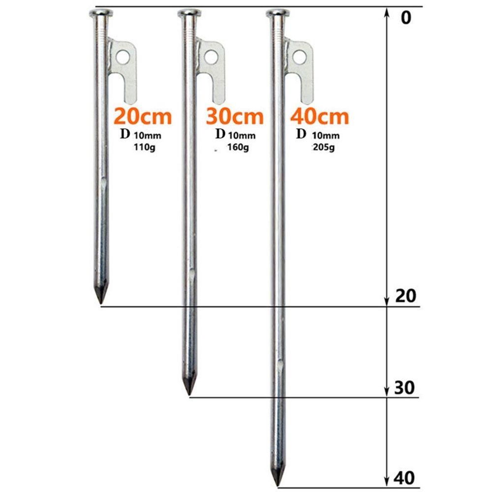 Bộ 1 / 4 Cọc Dựng Lều Chuyên Dụng Tiện Lợi|Đinh Thép Làm Móng Tiện Dụng Khi Đi Cắm Trại