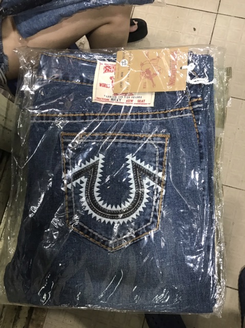 Quần jeans nam ông địa túi hộp mới