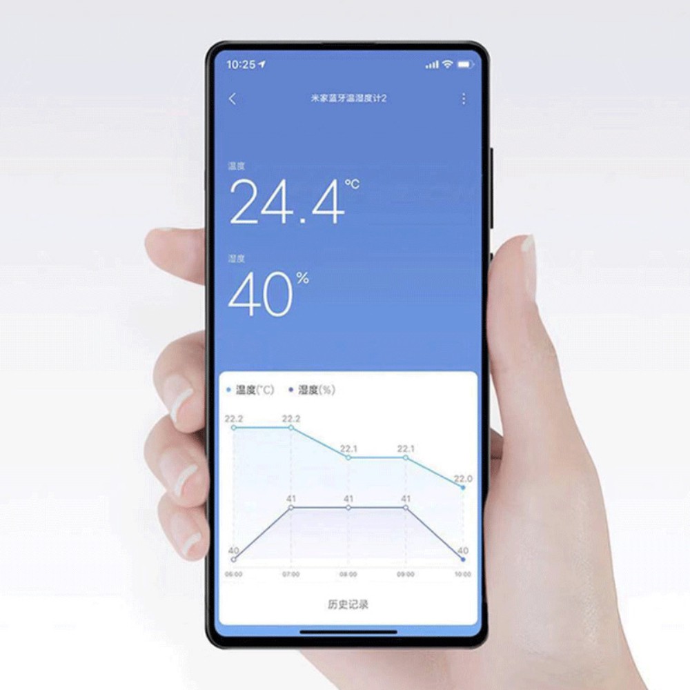 SENSOR Thiết Bị Cảm Biến Nhiệt Độ Độ Ẩm Kết Nối Bluetooth Xiaomi Mijia 2