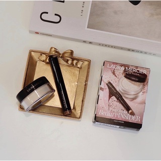 Set makeup Laura Mercier minisize (1 phấn phủ 5g + 1 nhũ mắt 1g)