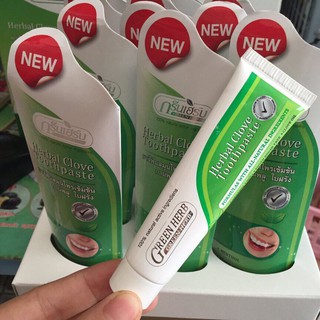 Kem tẩy trắng răng Green Herb Herbal Clove Toothpaste