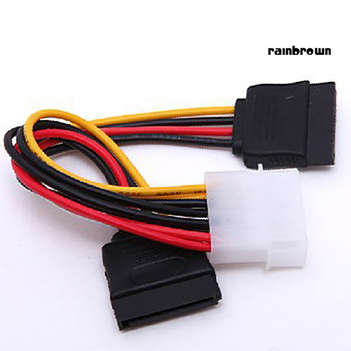 Cáp Chuyển Đổi Nguồn 4 Pin Ide Molex Sang 15 Pin 2 Serial Sata