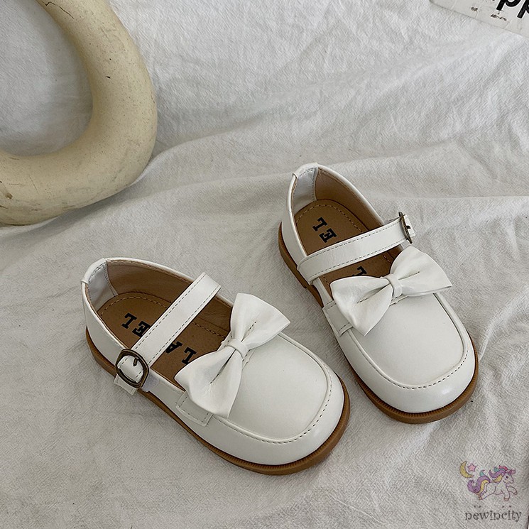 Giày búp bê đính nơ phong cách Hàn Quốc cho bé gái