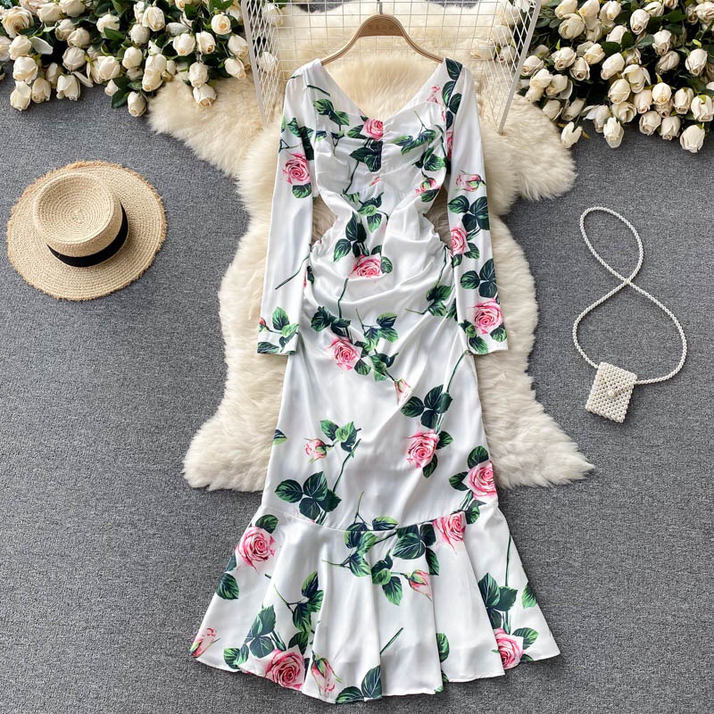 Váy đầm hoa DG có sẵn/ váy sale lẻ size các loại body, len dệt kim, áo, bra, set sẵn - trieuduong closet