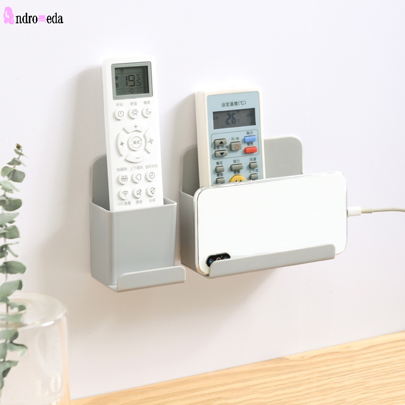 1 Hộp Đựng Điều Khiển Từ Xa Gắn Tường Bằng Nhựa 2 Kích Thước Nhỏ Gọn Thông Dụng Cho Phích Cắm Điện Thoại