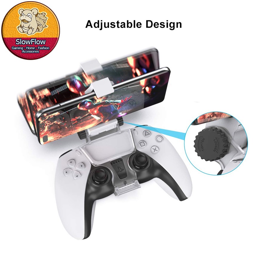 Gá Kẹp Điện Thoại Cho Tay Cầm DUALSENSE PS5 Controller, Nhựa ABS Nhẹ, Chắc Chắn, Bền Bỉ DOBE TP5-0527B | BigBuy360 - bigbuy360.vn