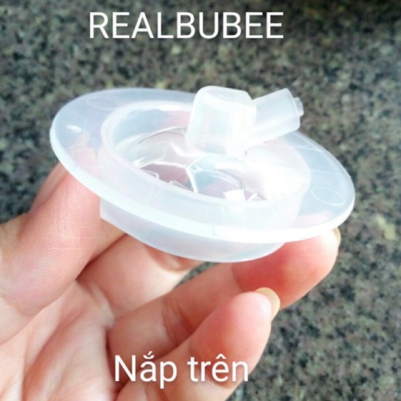 Nắp trên máy hút sữa real bubee, phụ kiện thay thế máy hút sữa real bubee