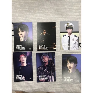 Set 3 card Jin Bday tại Hàn