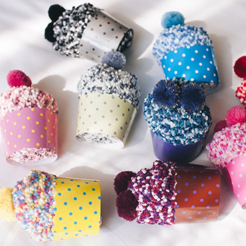 Xiangbao Khăn Cotton San Hô Lông Cừu San Hô Dài Vừa Hình Bánh Ngọt Ngào Ấm Áp Mùa Đông Cho Nữ