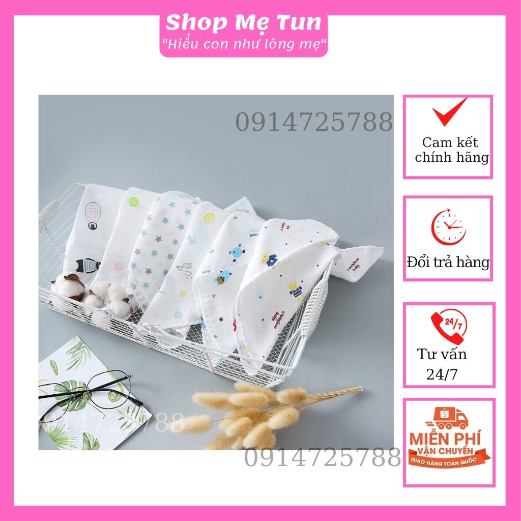 Sét 10 Khăn Xô Sữa Cho Bé