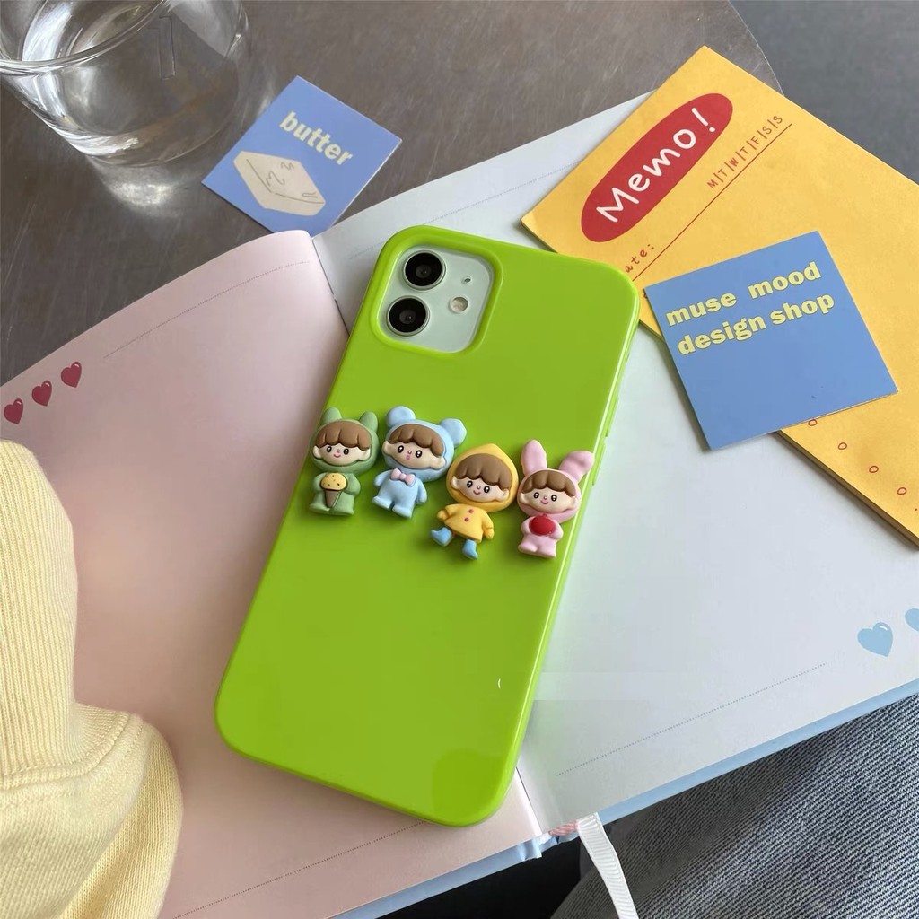 Ốp điện thoại tpu họa tiết đáng yêu thời trang thích hợp cho Iphone 12 Pro Max 11 Pro Max Xs Max Xr X 7 8 Plus