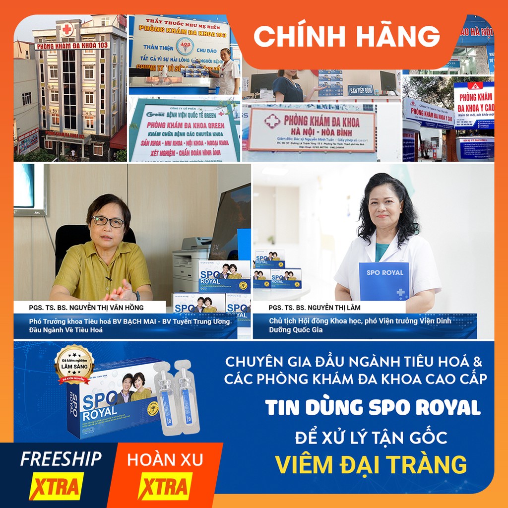 [Kèm Quà Tặng]SPO ROYAL - Sản phẩm cao cấp Bào tử lợi khuẩn cho người viêm đại tràng