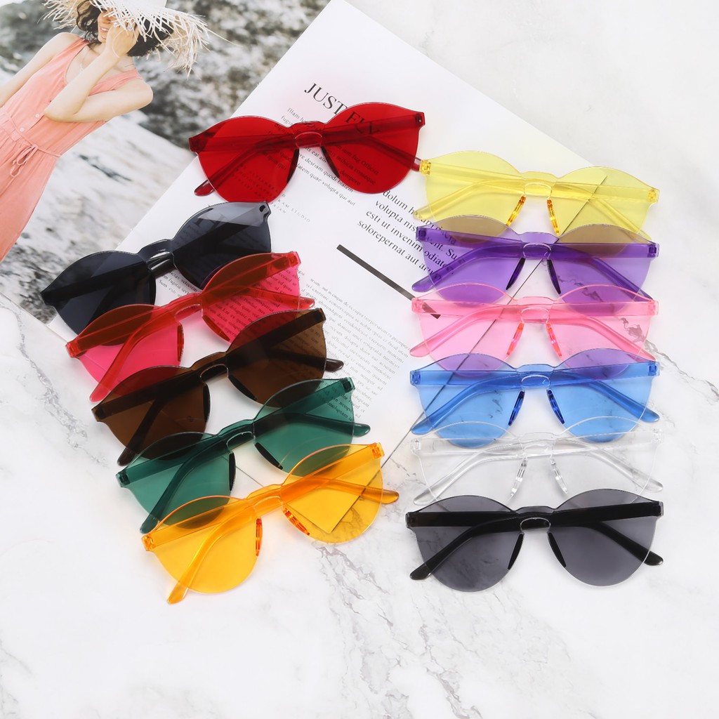 Kính Mát Không Gọng Trong Suốt Kiểu Dáng Đơn Giản | BigBuy360 - bigbuy360.vn