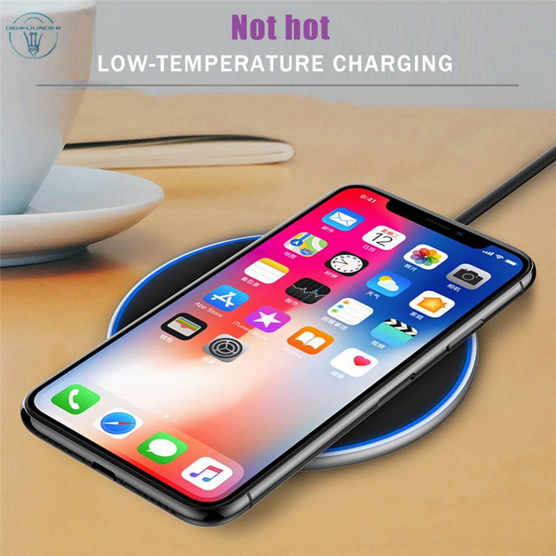 Đế sạc nhanh không dây 10W QC3.0 chất lượng cao cho Iphone Samsung Xiaomi