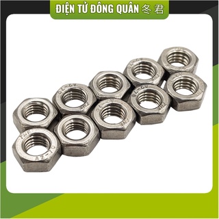 Đai ốc m2 | m3 | m4 | m5 inox 304