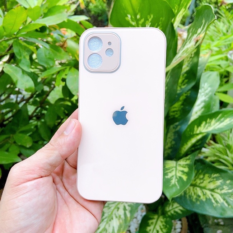 Ốp lưng kính cường viền màu iphone 6/iphone 6s/iphone 6 plus/iphone 6s plus/ Iphone 7 plus /Iphone 8 plus/Xs/X/Xs Max/11