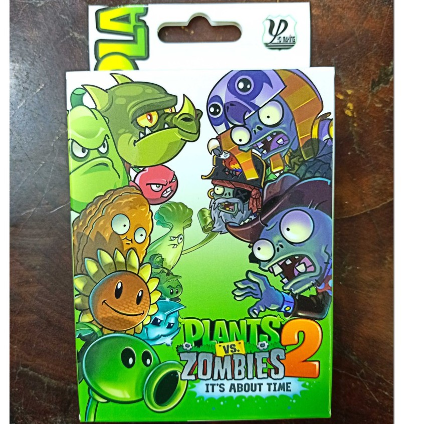 Bộ bài Tây Plants VS Zombies , bộ Tú người cây và quái vật 54 lá in hình anime manga dễ thương siêu độc đáo