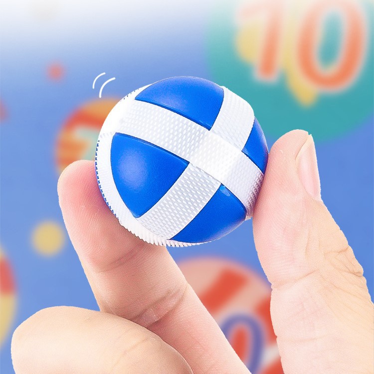 Đồ chơi ném bóng 2 mặt - Phát triển Thể chất - An toàn cho Bé - Tặng móc dán tường kèm 4 bóng dính MasterKids