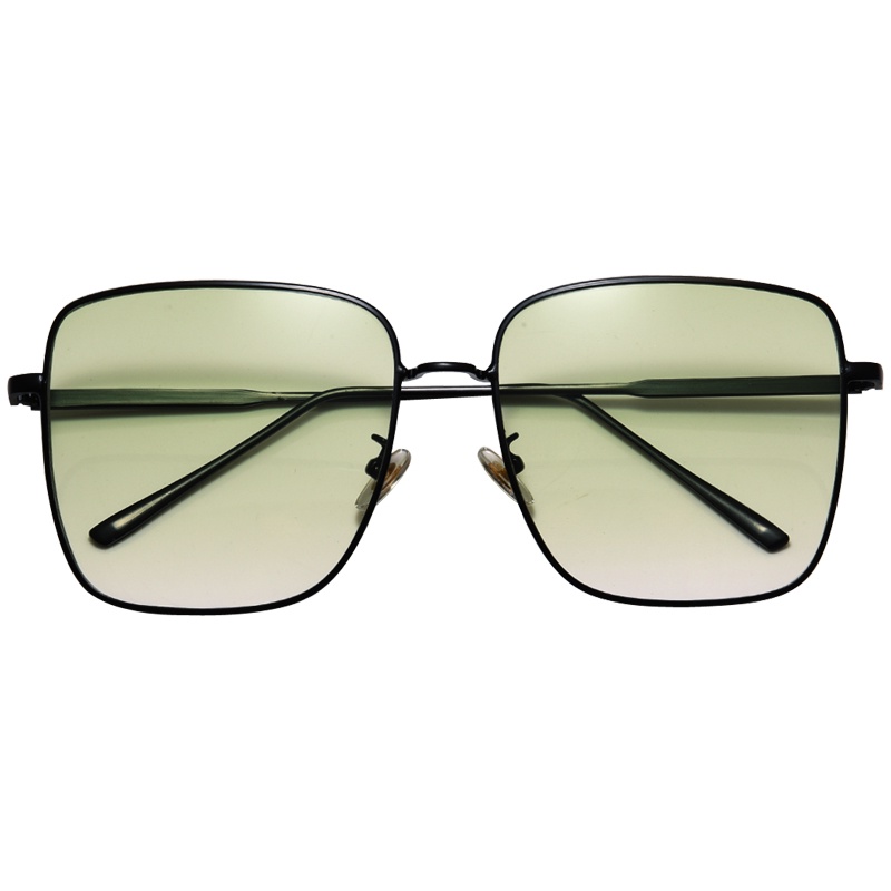 Kính Mát Gọng Vuông Kim Loại Thời Trang Cho Nam Nữ