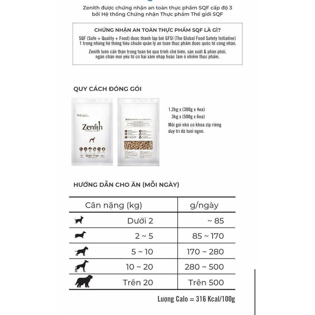 3kg  Hạt mềm Zenith - Thức ăn cho chó
