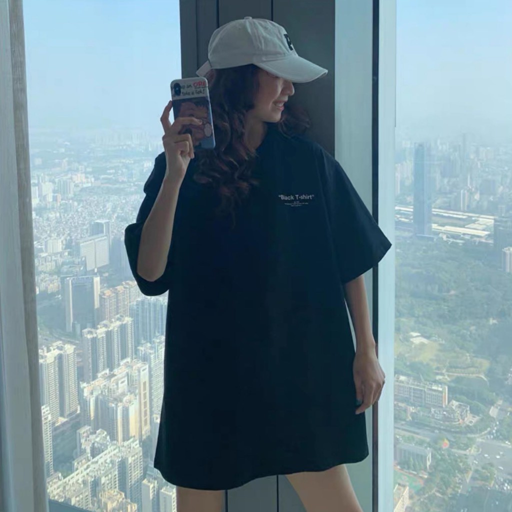 Áo Thun Tay Lỡ Unisex WHITE BLACK T-SHIRT Form Rộng | BigBuy360 - bigbuy360.vn