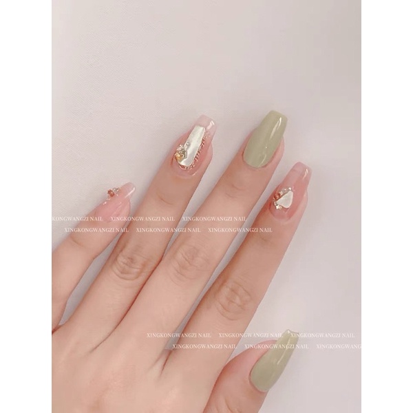 Sỏi xà cừ nail , miếng sỏi mỏng trang trí móng