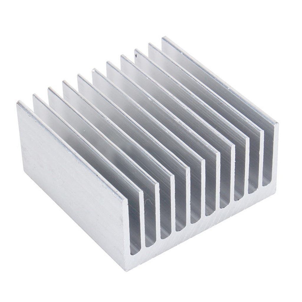 1 Bộ Tản Nhiệt 11 Răng Màu Trắng Bằng Nhôm Kích Thước 40mm * 40mm * 20mm