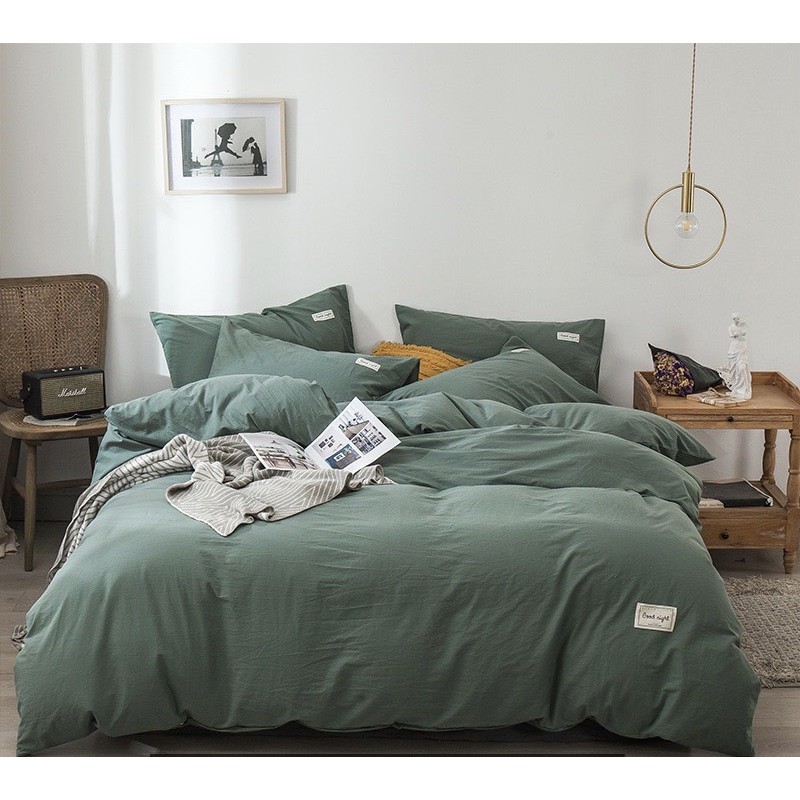 BỘ DRAP & CHĂN CHẦN BÔNG 5 MÓN COTTON TICI VINTAGE