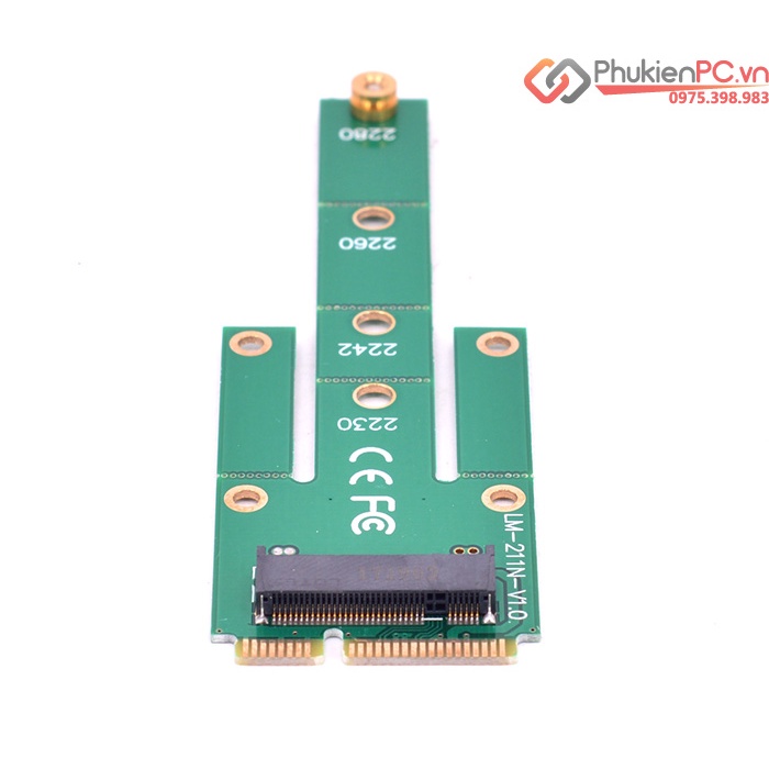 Adapter chuyển đổi ổ cứng SSD M.2 2230 2242 2280 sang mSATA. Dùng lắp đặt ổ cứng SSD M2 SATA cho máy tính PC, Laptop