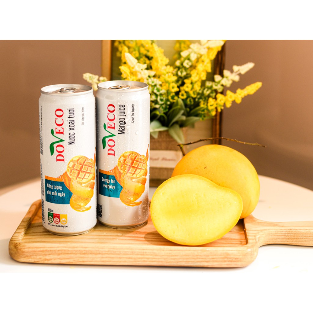 🥭Nước ép Xoài tươi Doveco🥭 Vị xoài Gia lai thơm mát