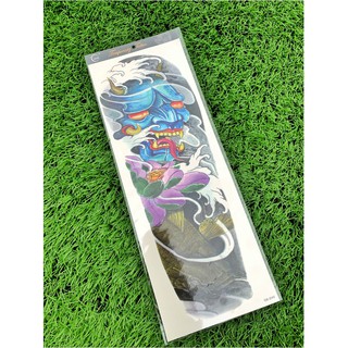 XĂM DÁN MẶT QUỶ XANH - HÀNG HOT