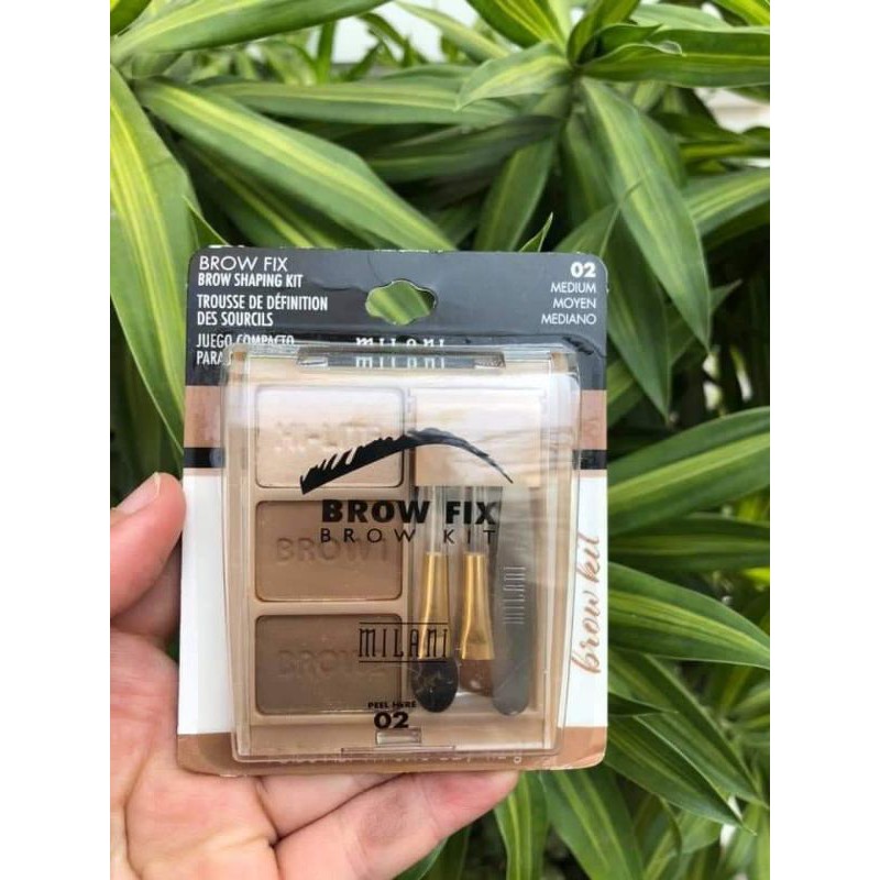 Bột Kẻ Mắt Chân Mày Brow Fix Brow Kit Milani