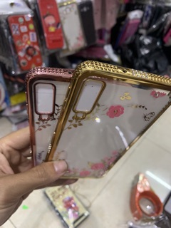 Ốp lưng samsung A7 (2018) hoa hồng