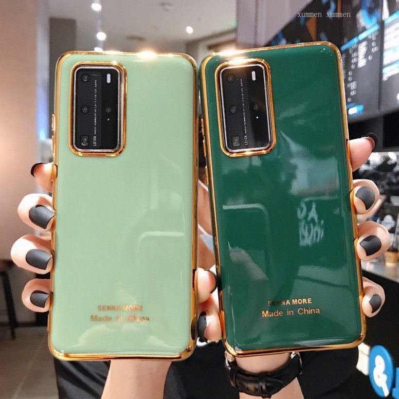 Ốp Lưng Dẻo Trong Suốt Viền Màu 3d Cho Huawei Nova 7 6 6se 5i 5t 3 3i 3e 4 2 2e 2s 4e Lite Pro