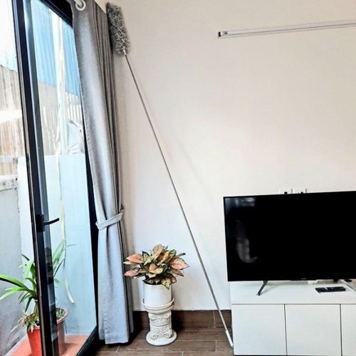 Chổi Quét Trần Nhà 2,8m Bằng Sợi Vải Siêu Nhỏ Cán Dài - Cây Chổi Vệ Sinh Đồ Trên Cao, Quét Mạng Nhện