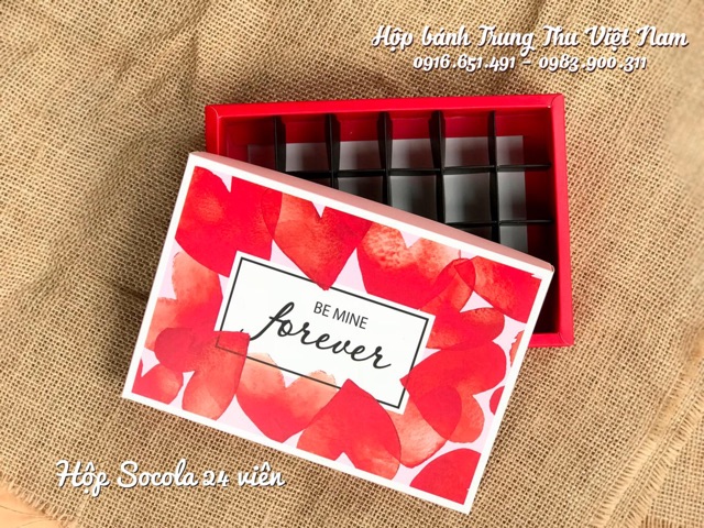 Hộp đựng socola (chocolate) 9 viên, 12 viên, 16 viên, 24 viên, túi giấy & Thiệp | BigBuy360 - bigbuy360.vn