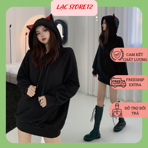 Áo nỉ Hoodie nữ mẫu mới tai mèo hot trend