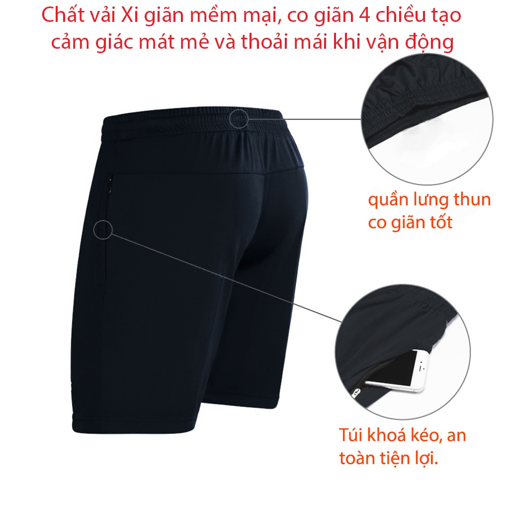 Bộ quần áo thể thao Nam Adidas Cộc tay chất liệu thun lạnh mềm mịn,co giãn 4 chiều, thấm hút mồ hôi