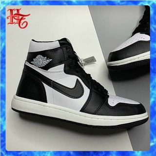 Giày Thể thao sneakers cao cổ nam nữ, Giày JD Cao Cổ Đen Trắng, JD1 Panda