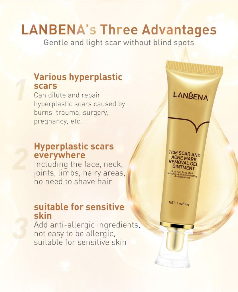 Gel làm mờ sẹo LANBENA chất lượng cao hiệu quả