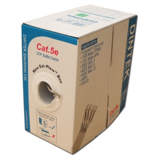 [SALE 10%] Cáp mạng Dintek UTP CAT5E 305m đồng nguyên chất chuyên bootroom