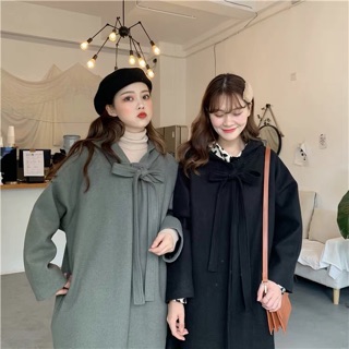 Váy dạ dài dáng suông
