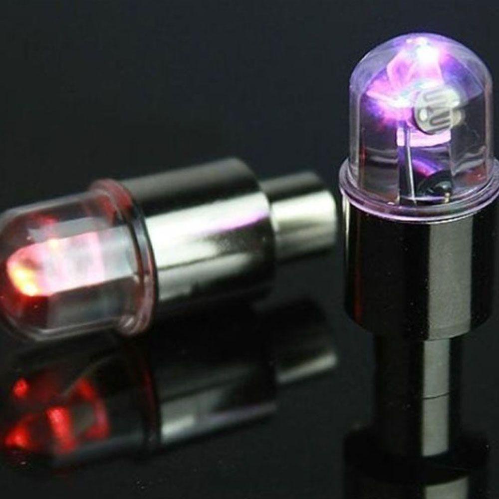 HOT WHEELS Đèn Led Gắn Van Bánh Xe Đạp Leo Núi / Xe Hơi Thời Trang