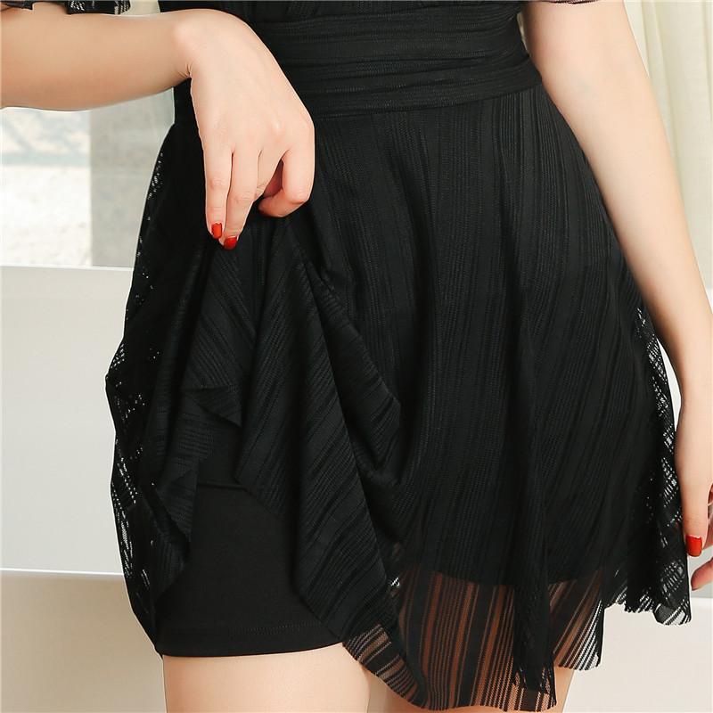 Đồ Bơi Một Mảnh Màu Đen Size Lớn Phong Cách Hàn Quốc Cho Nữ | BigBuy360 - bigbuy360.vn