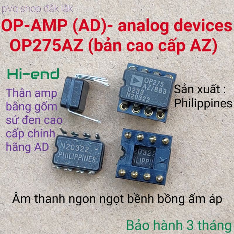 Bộ tiền khuếch đại op-amp kép ANALOG op275g ic op275 g op275az op275 az sản xuất tại Philippines