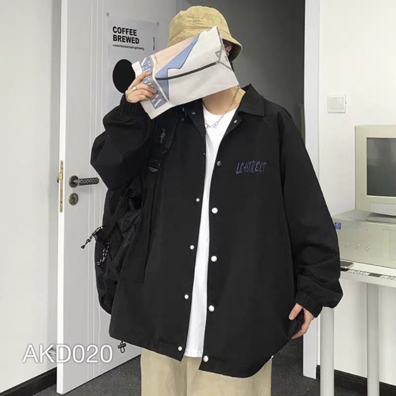 AKD020 - MẪU MỚI RA LÒ -  áO Khoác Dù Bomber Nam Nữ Unisex-áO Khoát kiểu sơ mi jackets có Form rộng XL | BigBuy360 - bigbuy360.vn