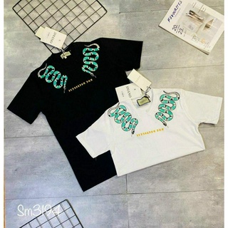 Áo thun nam hè cổ tròn cao cấp - Họa tiết hình rắn siêu đẹp - Chất Liệu Mềm Mịn Thoáng Mát - Full Size - AC066