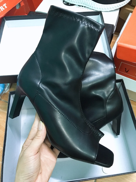Bốt nữ cao gót hot trend 2019, kèm ảnh thật 100%, đủ size full box mã CT154 | BigBuy360 - bigbuy360.vn