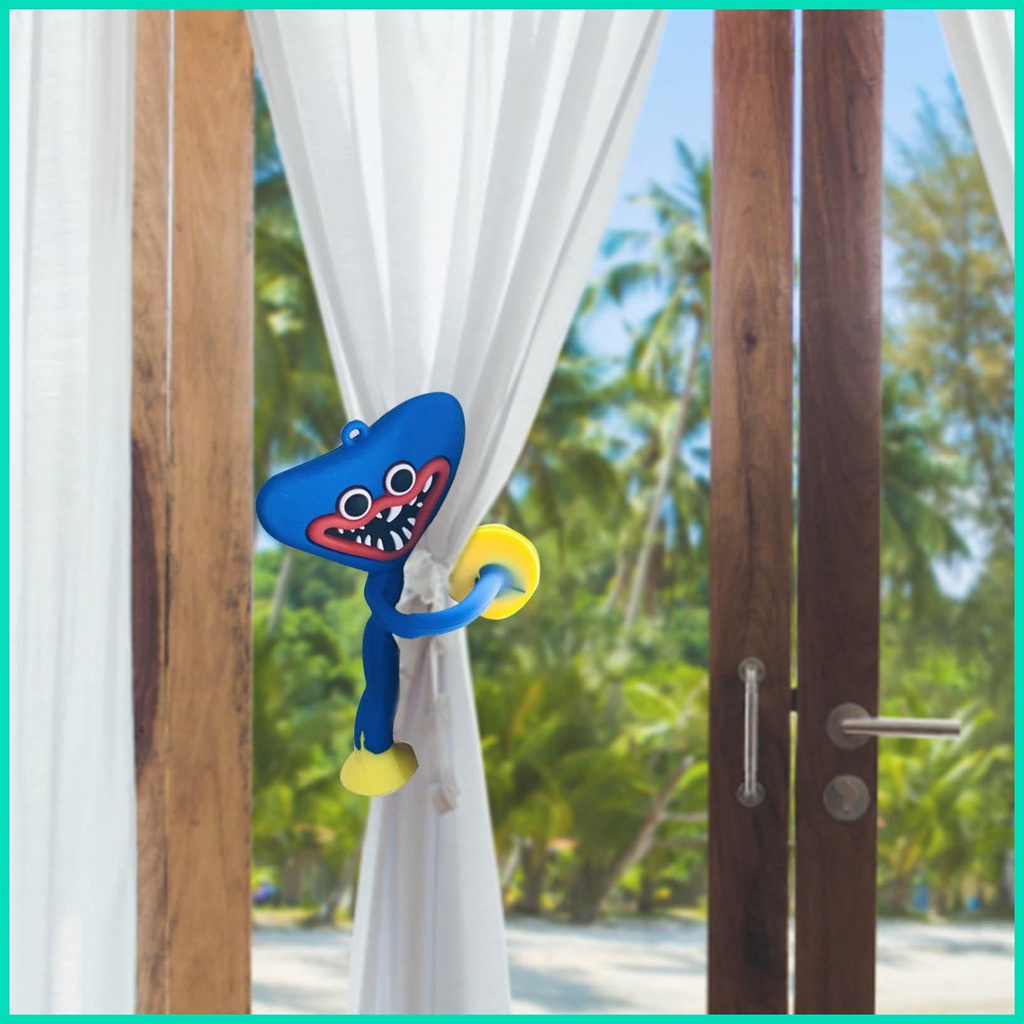 2022 Móc Khóa Bằng Silicon Hình Trò Chơi Kinh Dị Huggy Wuggy Màu Xanh Dương Hồng Có Giác Hút